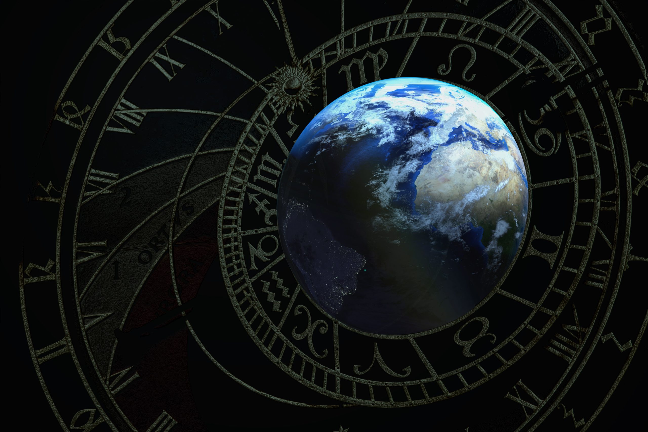 Signe astrologique avec la planete terre